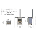 BBQube 2-Wheel Grill and Heater Technical Info