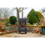 BBQube HeatQube outdoor wood heater
