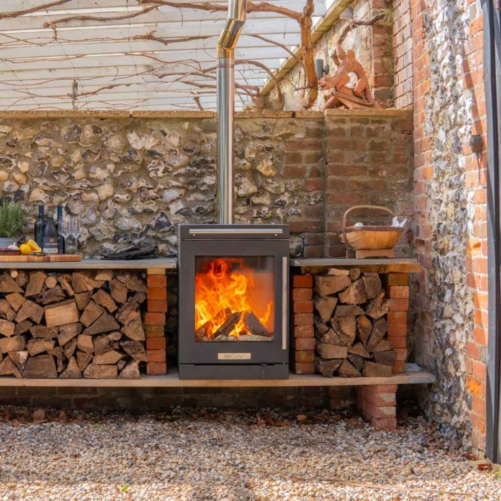 BBQube Outdoor Kitchen Grill and Heater