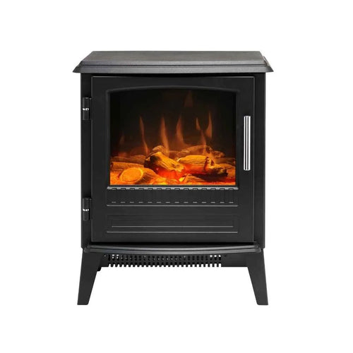 Dimplex Bari Optiflame electric stove front view Instyora