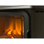 Dimplex Bayport Optimyst electric stove side view Instyora