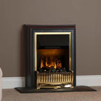Dimplex Bellemont Optimyst brass fire room setting Instyora