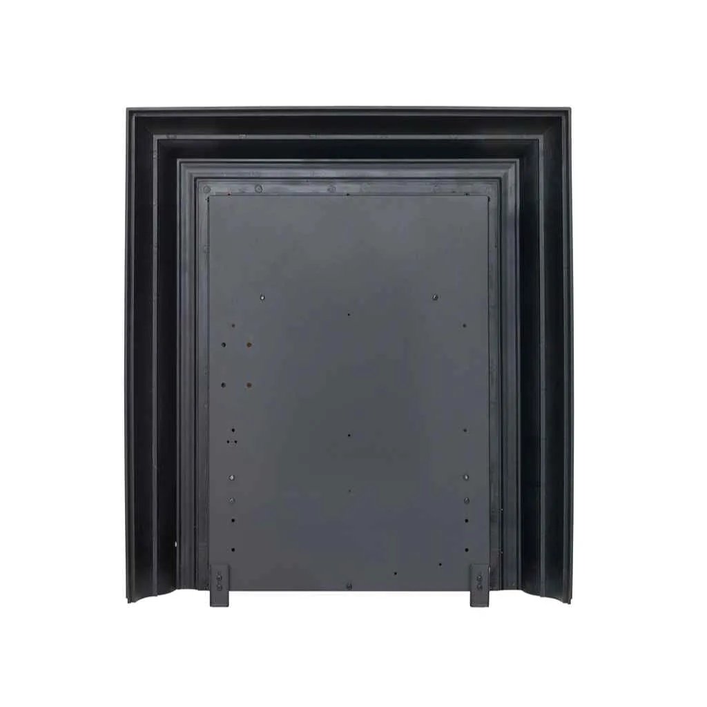 Dimplex Kingsley Deluxe chrome electric fire left view Instyora
