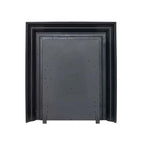 Dimplex Kingsley Deluxe chrome electric fire left view Instyora