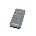Dimplex Kingsley Deluxe chrome fire room setting Instyora
