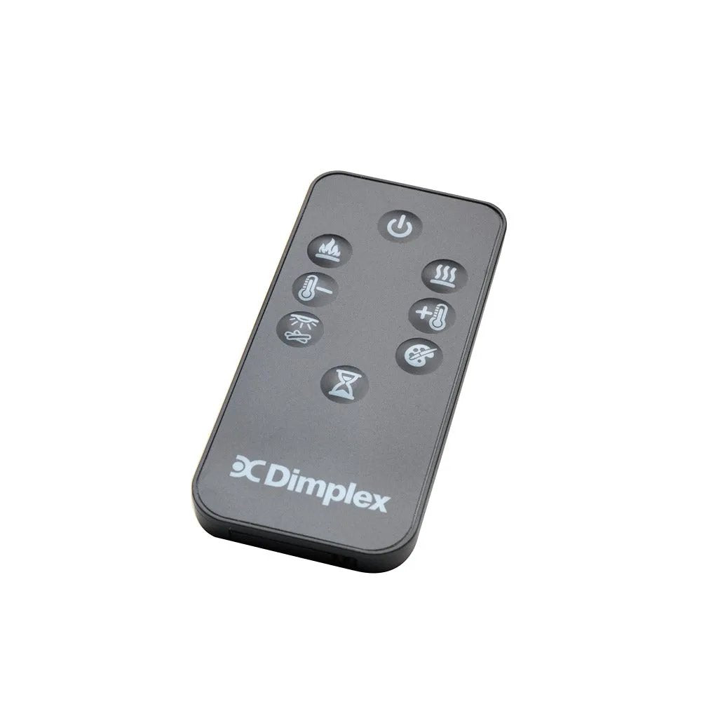 Dimplex Kingsley Deluxe chrome fire room setting Instyora