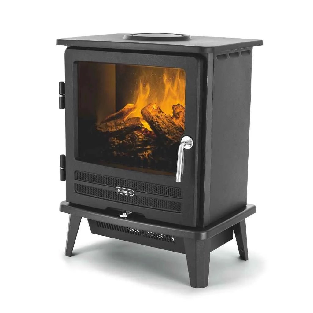 Dimplex Willowbrook Optimyst electric stove left view Instyora