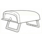 Firebloom Outdoor EP01 Electric Pizza Oven Technical Drawing