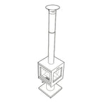 Firebloom Outdoor Fresco Plus Stove Diagram-Insyora