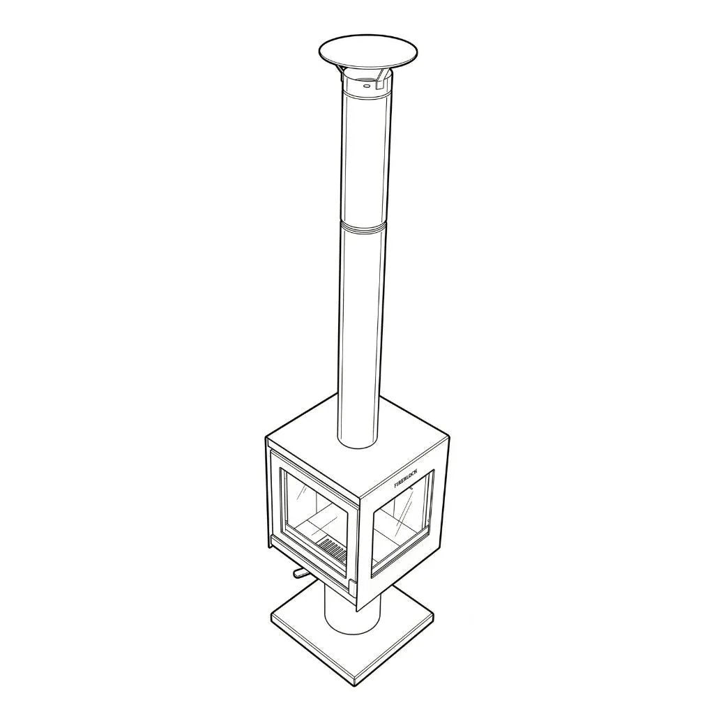 Firebloom Outdoor Fresco Plus Stove Diagram-Insyora