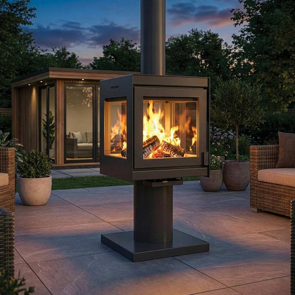 Firebloom Outdoor Fresco Plus Stove Lifestyle-Insyora