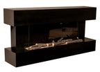 Focal Point-Ashford Suite -Black/White - Electric Wall Hung / Mounted