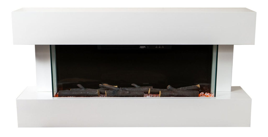 Focal Point-Ashford Suite -Black/White - Electric Wall Hung / Mounted