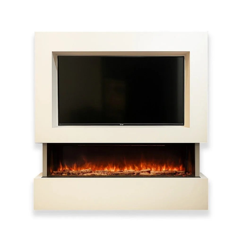 Woodford Hestia 1308 Denver Media Wall Front View - Instyora