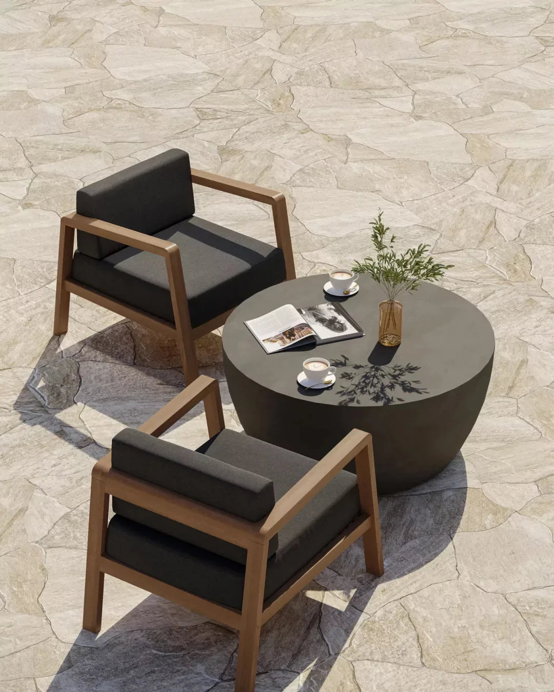 Blinde Design - Curv 40 (Circ M2) -  Concrete Coffee Table