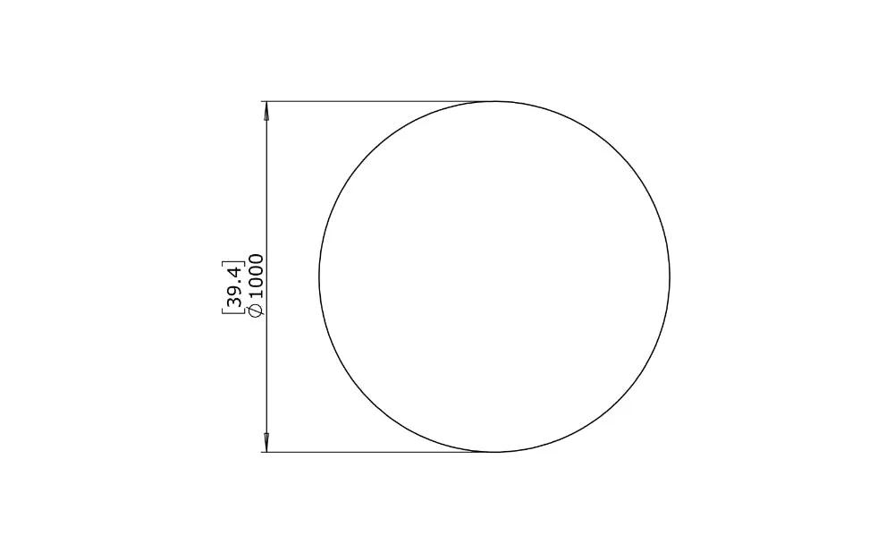 Blinde Design - Circ 40 (Circ L1) -  Concrete Coffee Table