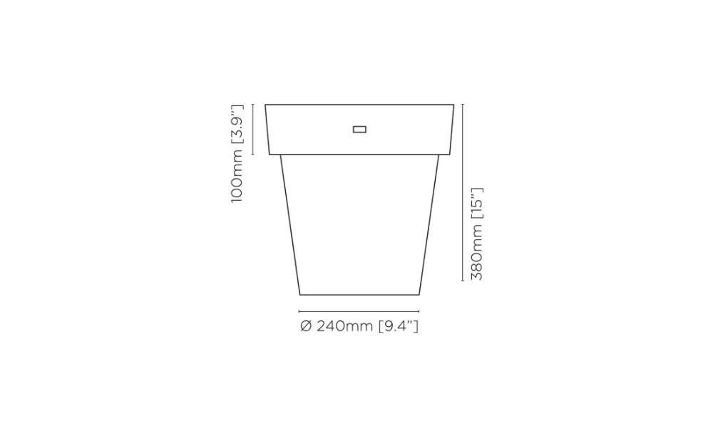 Blinde Design - Classic 25 - Plant Pots - Concrete Planter