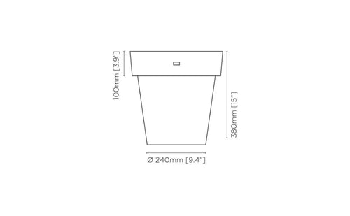 Blinde Design - Classic 25 - Plant Pots - Concrete Planter