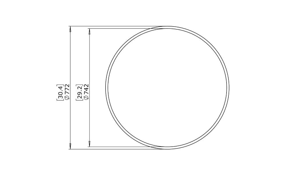 Blinde Design - Node 30 (Circ M1) - Concrete Coffee Table