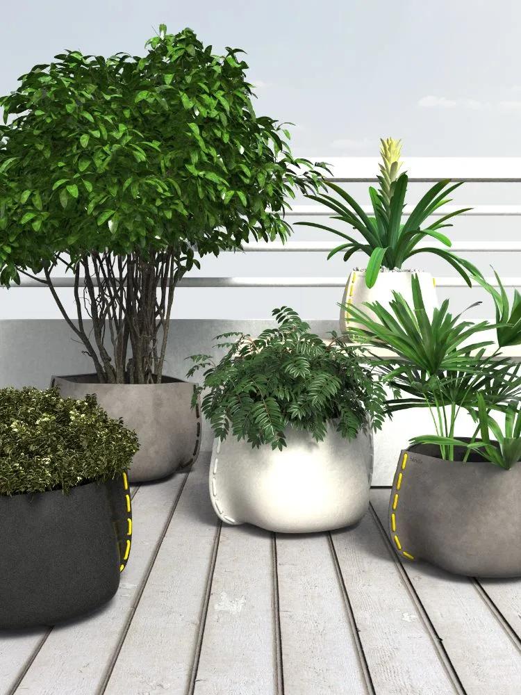 Blinde Design - Stitch 100 - Concrete Planter