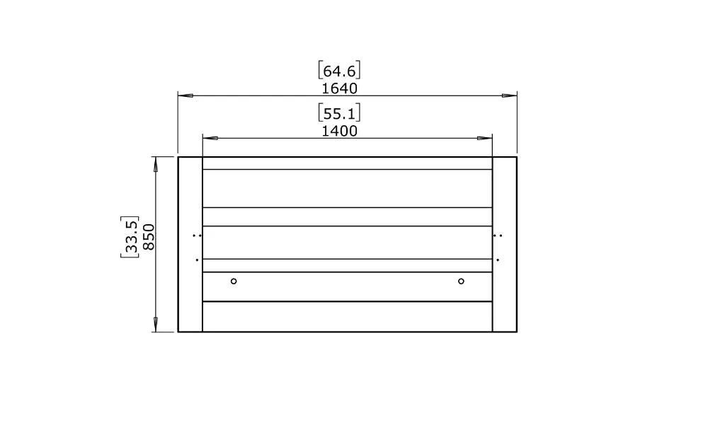 EcoSmart Fire - Firebox 1400CV Curved Fireplace Insert