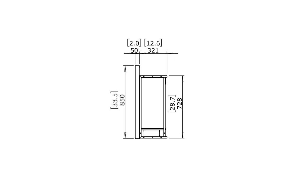 EcoSmart Fire - Firebox 1400CV Curved Fireplace Insert