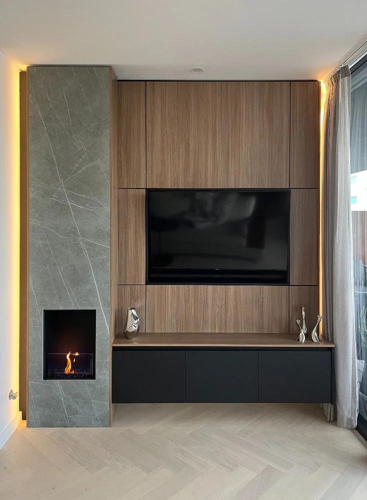 EcoSmart Fire Flex 158SS Fireplace Insert - Single Room / Media Wall