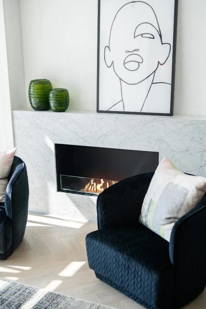 EcoSmart Fire Flex 158SS Fireplace Insert - Single Room / Media Wall