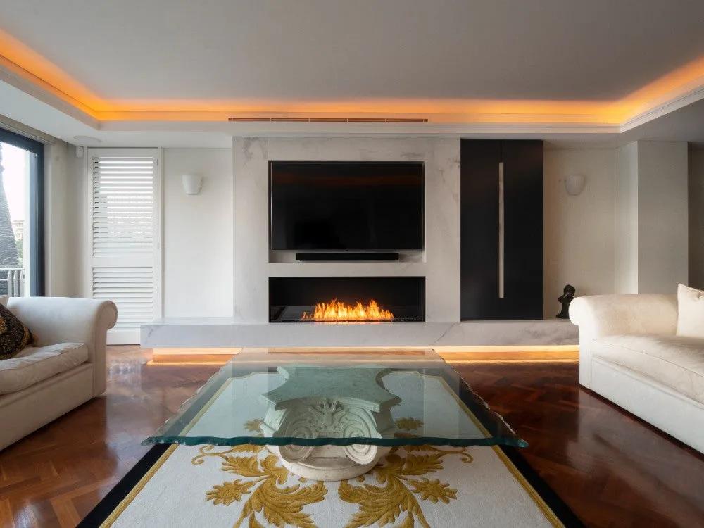 EcoSmart Fire Flex 158SS Fireplace Insert - Single Room / Media Wall