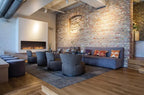 EcoSmart Fire Flex 158SS Fireplace Insert - Single Room / Media Wall