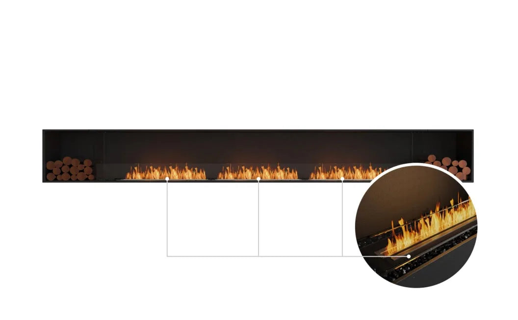 EcoSmart Fire Flex 158SS Fireplace Insert - Single Room / Media Wall