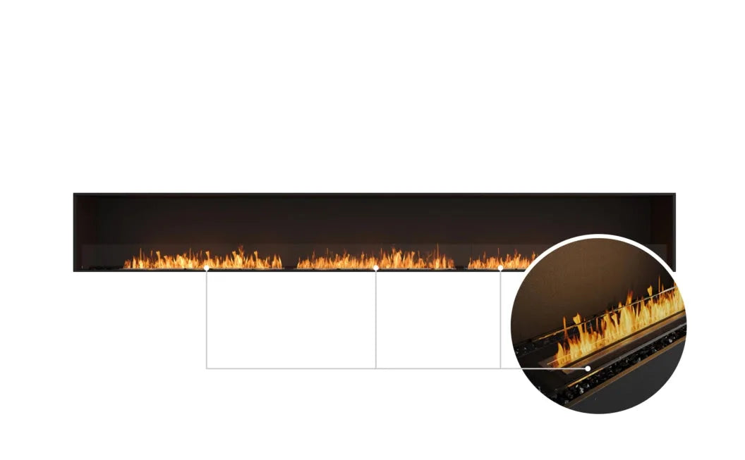 EcoSmart Fire Flex 158SS Fireplace Insert - Single Room / Media Wall