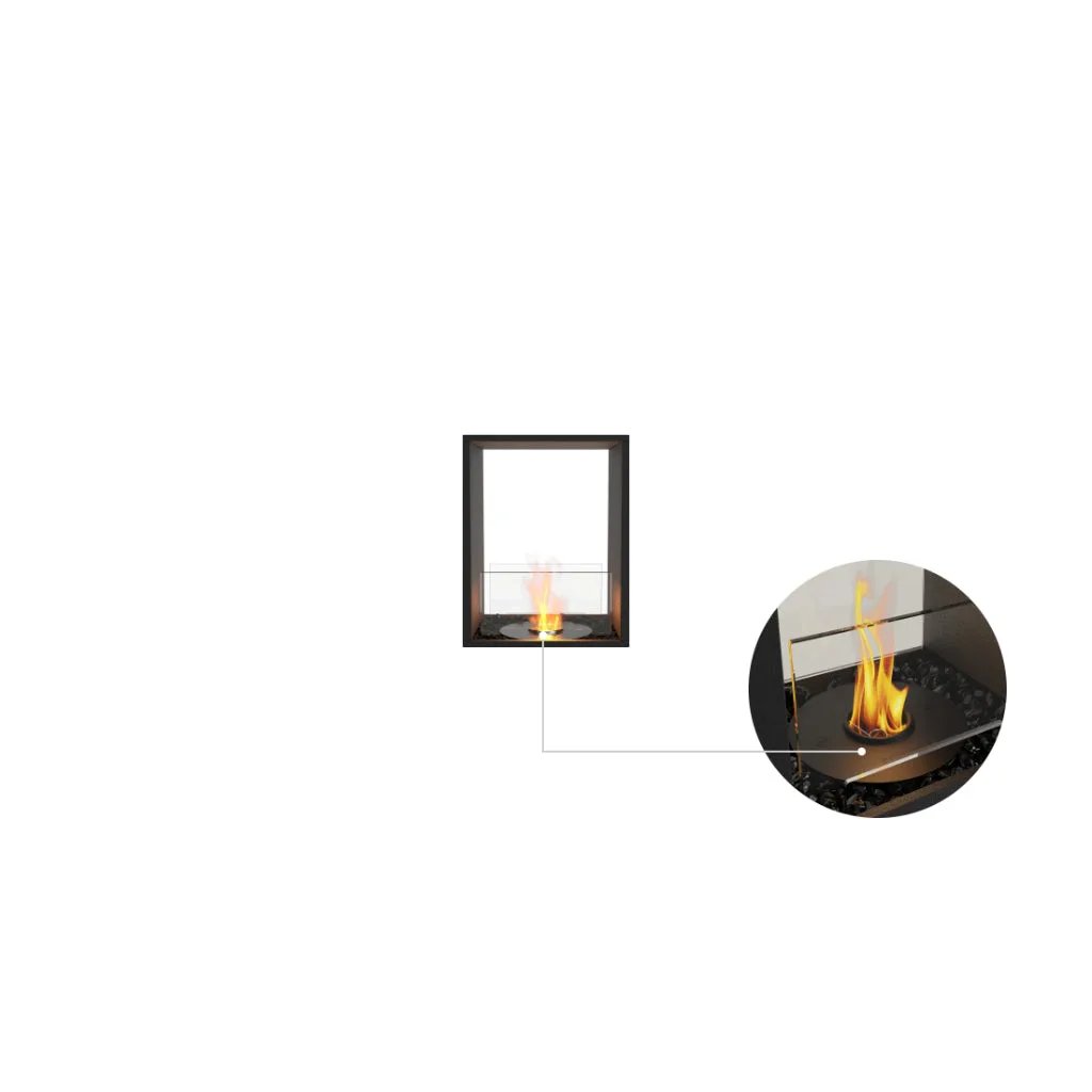 EcoSmart Fire Flex 18 Bioethanol Fireplace Insert - Room Divider