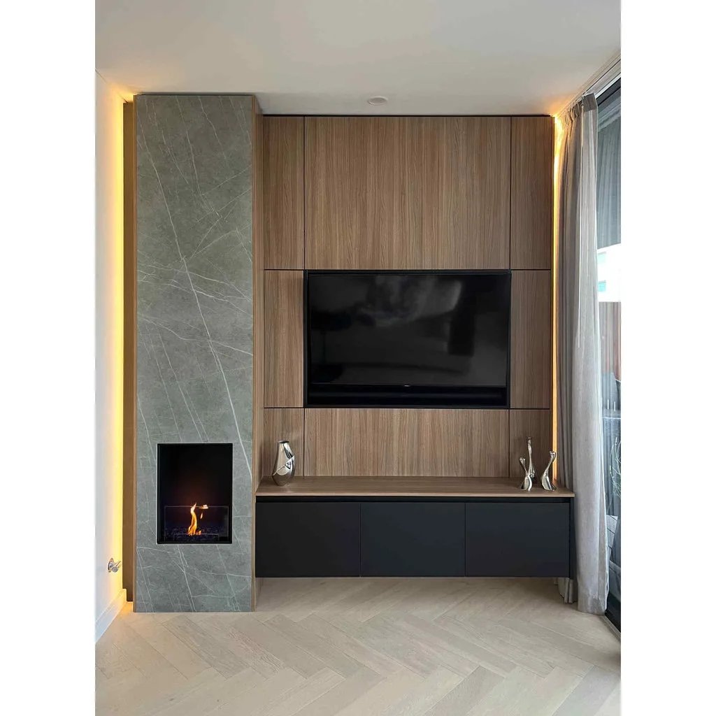 EcoSmart Fire Flex 18 Bioethanol Fireplace Insert - Single Room
