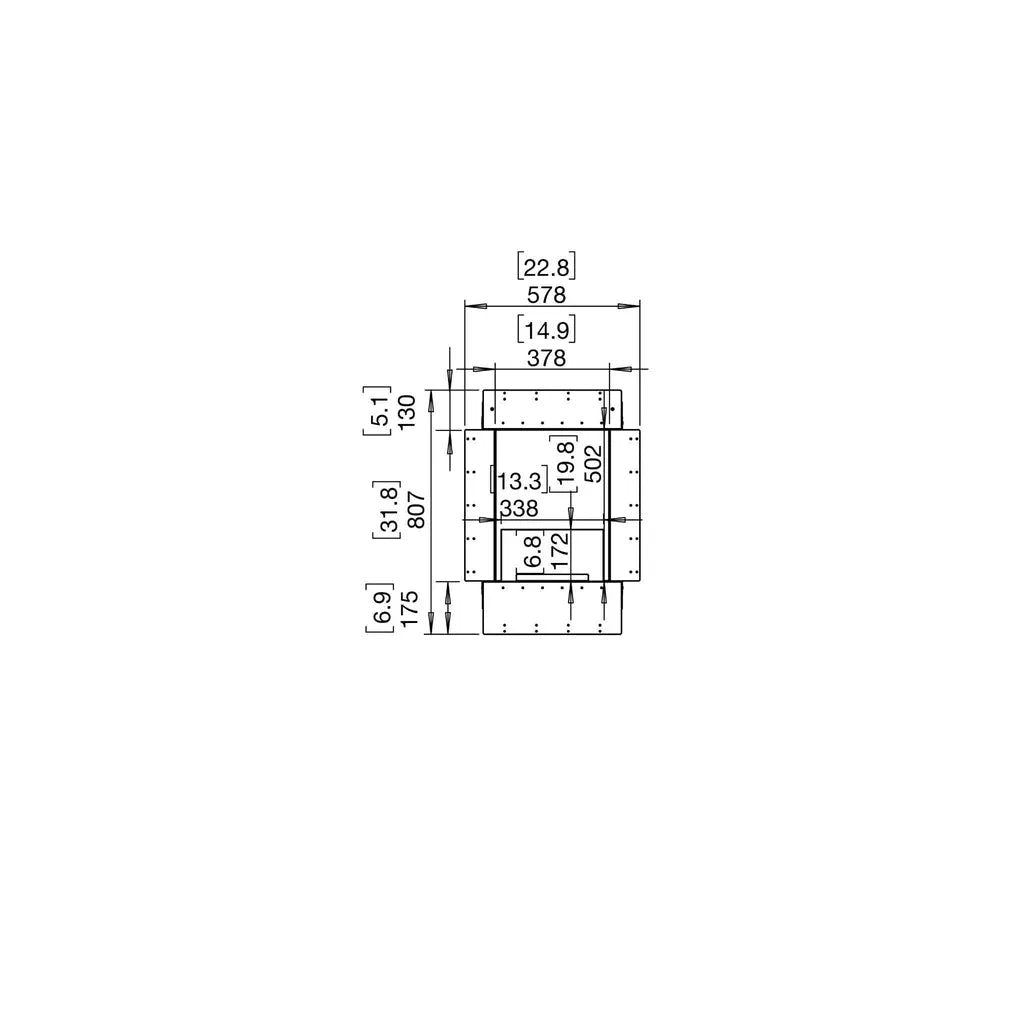 EcoSmart Fire Flex 18 Bioethanol Fireplace Insert - Single Room