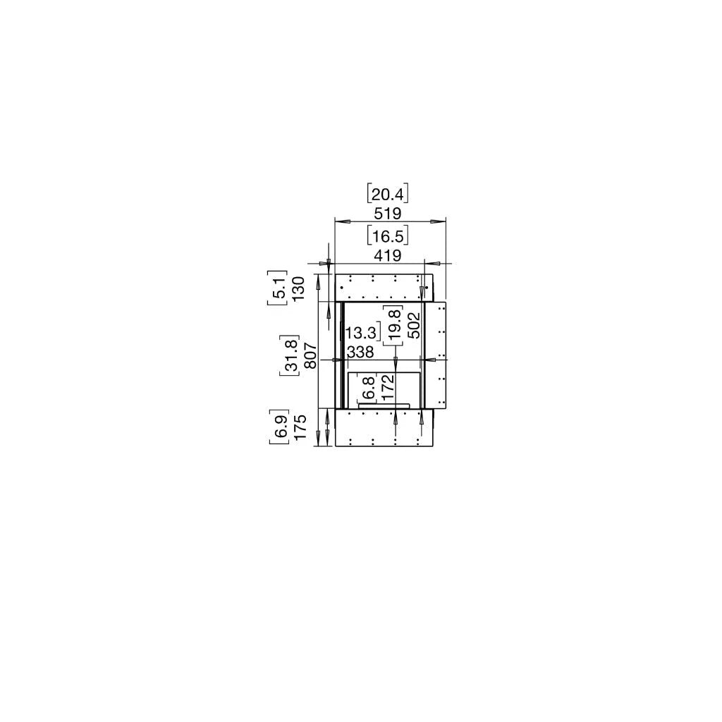 EcoSmart Fire Flex 18 Bioethanol Fireplace Insert - Single Room