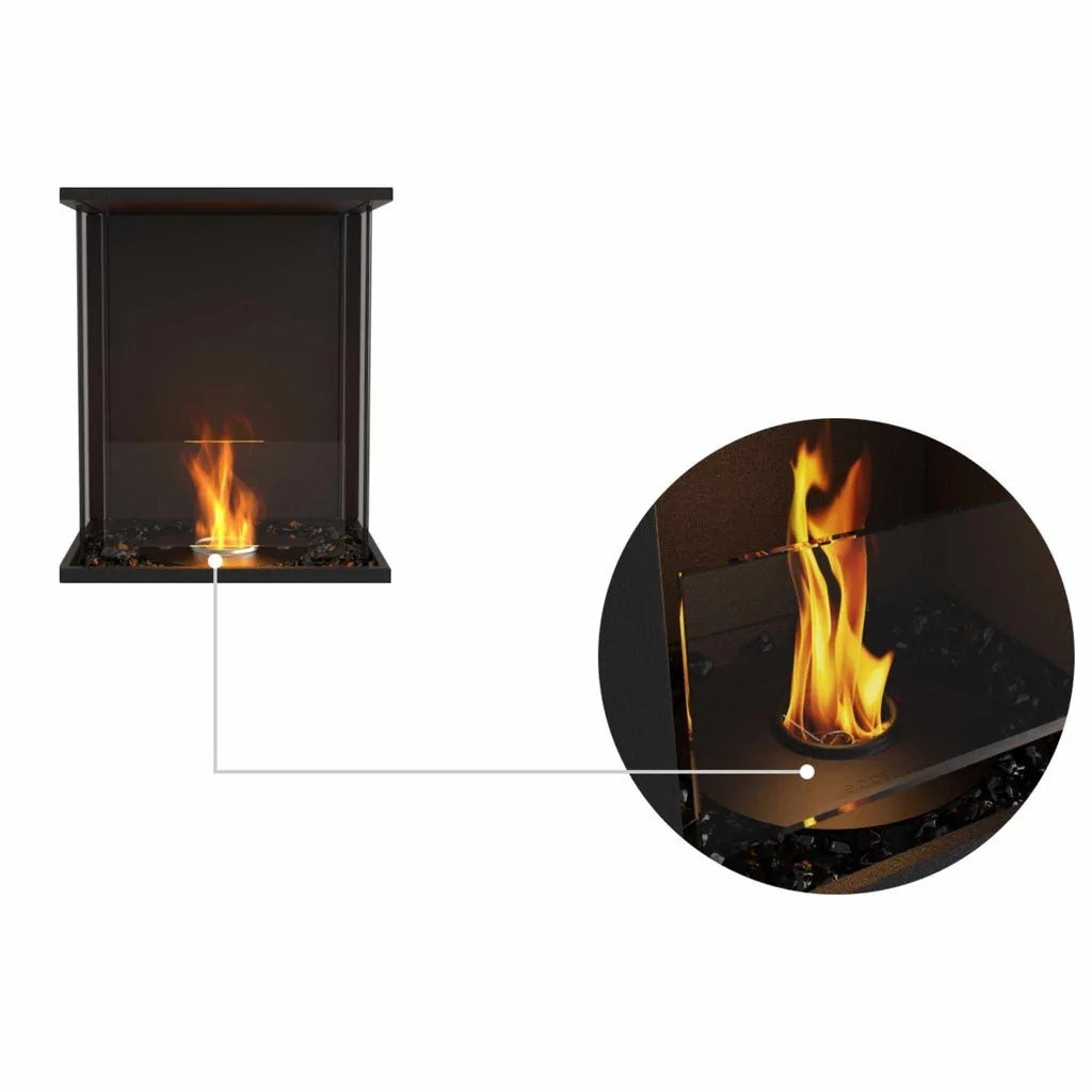 EcoSmart Fire Flex 18 Bioethanol Fireplace Insert - Single Room