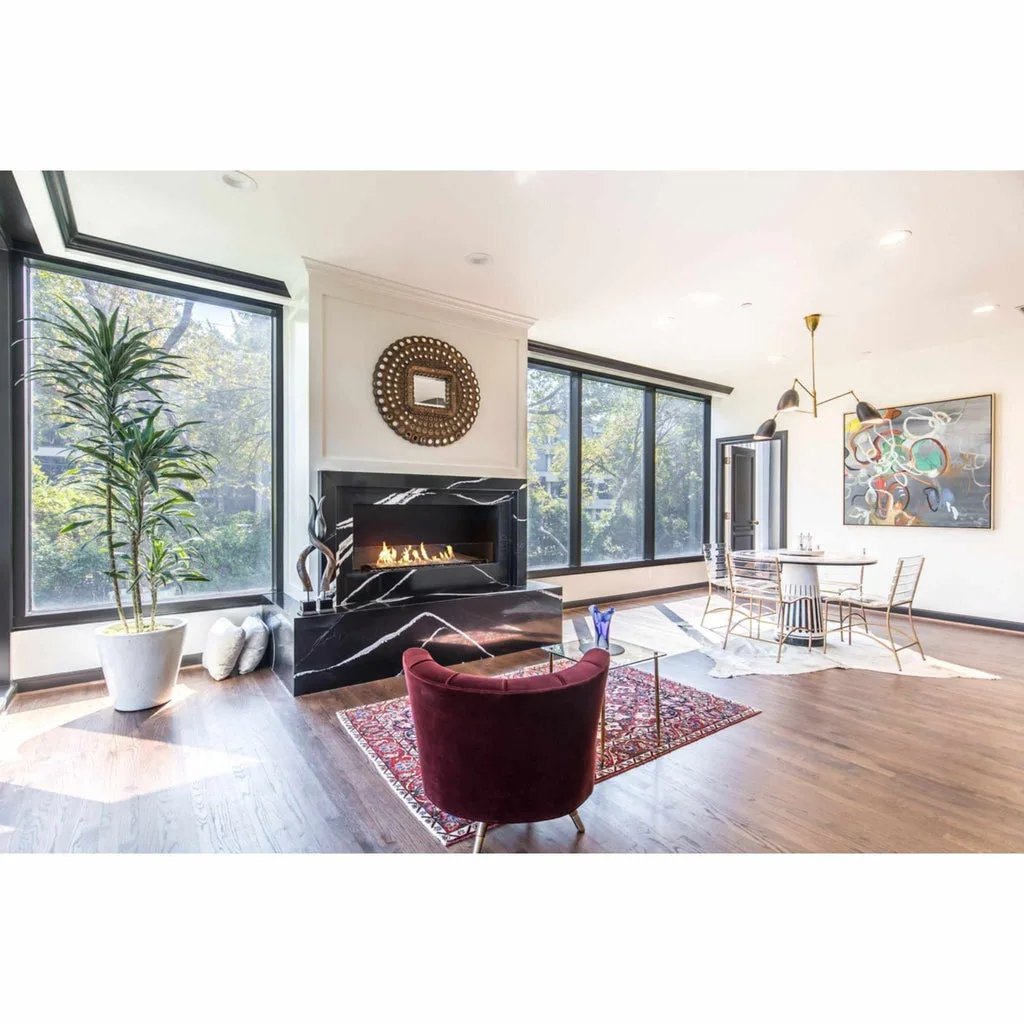 EcoSmart Fire Flex 42 Bioethanol Fireplace Insert - Single Room