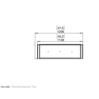 EcoSmart Fire Flex 42 Bioethanol Fireplace Insert - Single Room