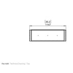 EcoSmart Fire Flex 42 Bioethanol Fireplace Insert - Single Room