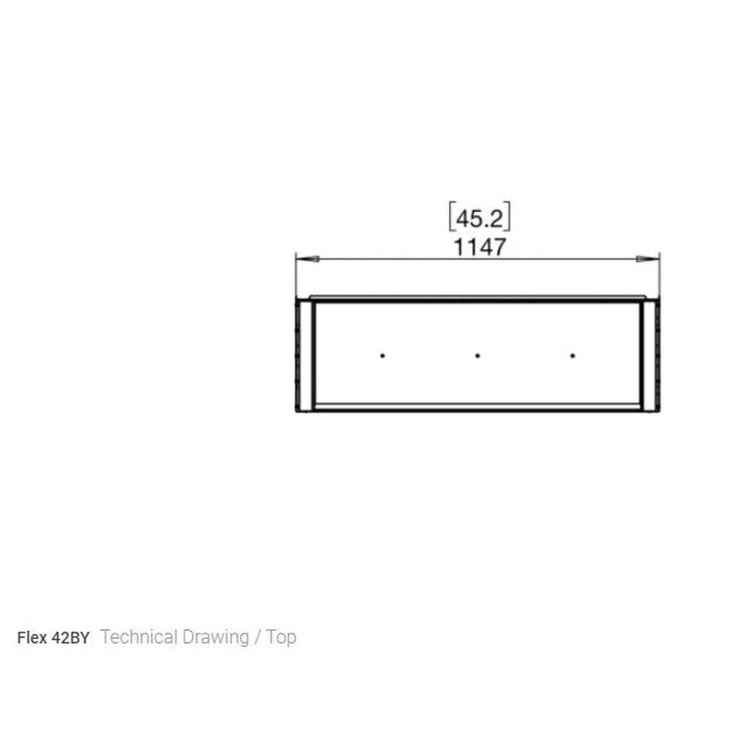 EcoSmart Fire Flex 42 Bioethanol Fireplace Insert - Single Room