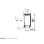 EcoSmart Fire Flex 42 Bioethanol Fireplace Insert - Single Room