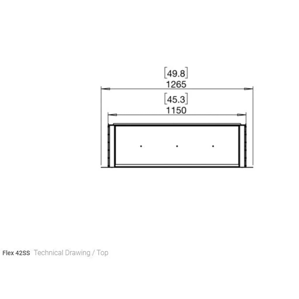EcoSmart Fire Flex 42 Bioethanol Fireplace Insert - Single Room