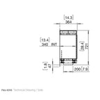 EcoSmart Fire Flex 42 Bioethanol Fireplace Insert - Single Room