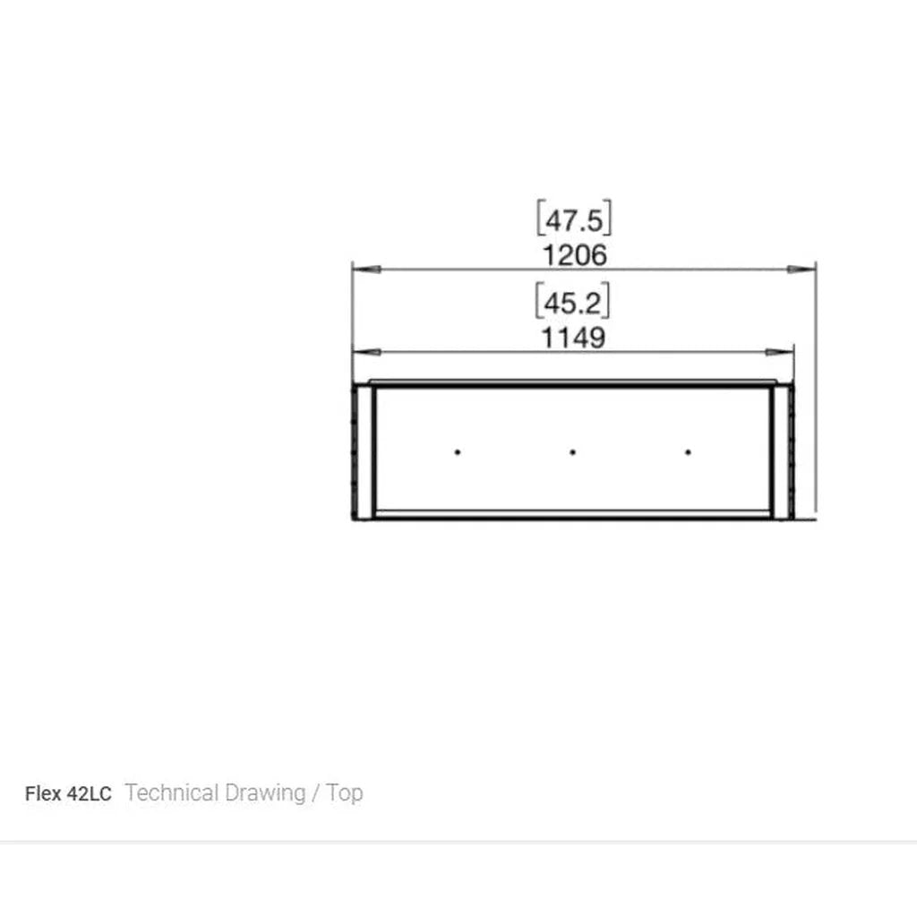 EcoSmart Fire Flex 42 Bioethanol Fireplace Insert - Single Room