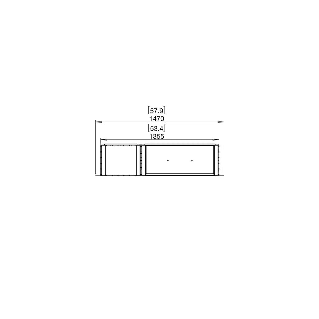 EcoSmart Fire Flex 50 Fireplace Insert - Single Room