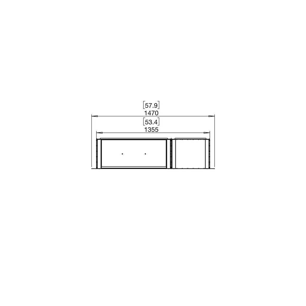 EcoSmart Fire Flex 50 Fireplace Insert - Single Room