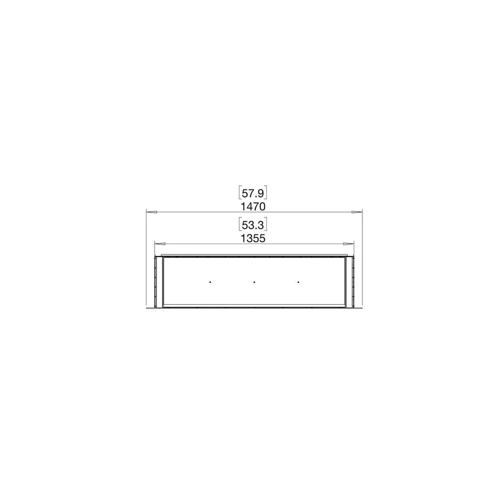 EcoSmart Fire Flex 50 Fireplace Insert - Single Room