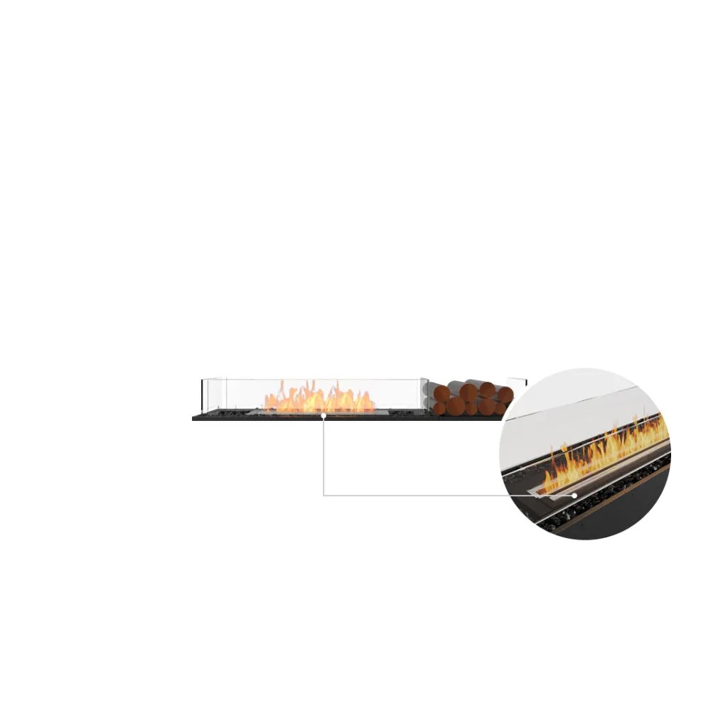 EcoSmart Fire Flex 60 Bioethanol Fireplace Insert - Room Divider