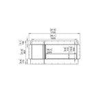 EcoSmart Fire Flex 60 Bioethanol Fireplace Insert - Single Room